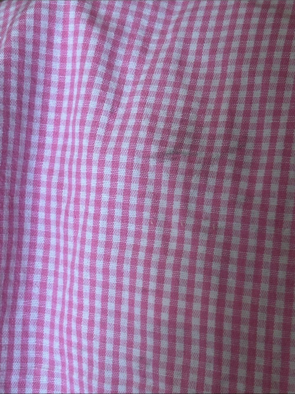 Stitchy Fish Girls Pink Gingham Alligator Applique Ruffle Dress Size 5 Cotton - Picture 6 of 6